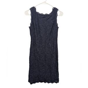 Adrianna Papell For E - Live From The Red Carpet Elegant Lace Cocktail Dress 6